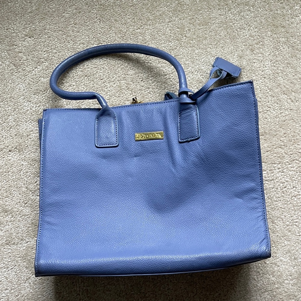Joy & Iman Blue Tote Bag